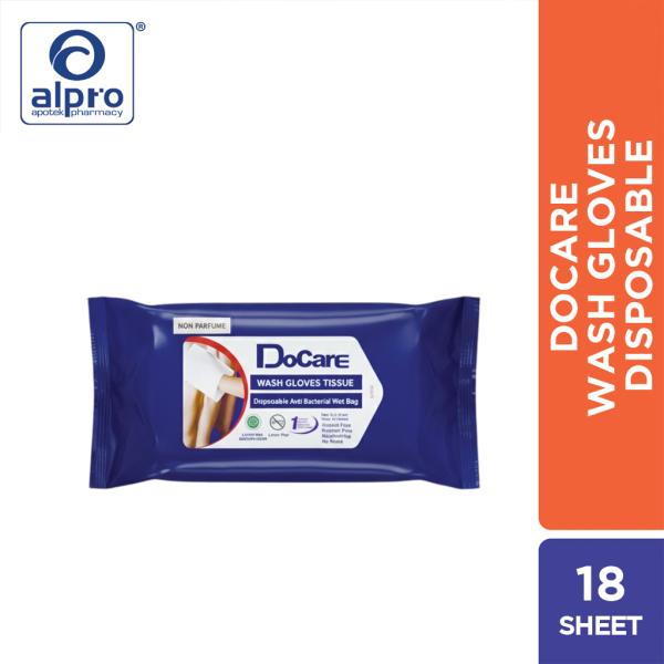 Docare Wash Gloves Disposable 18Pcs